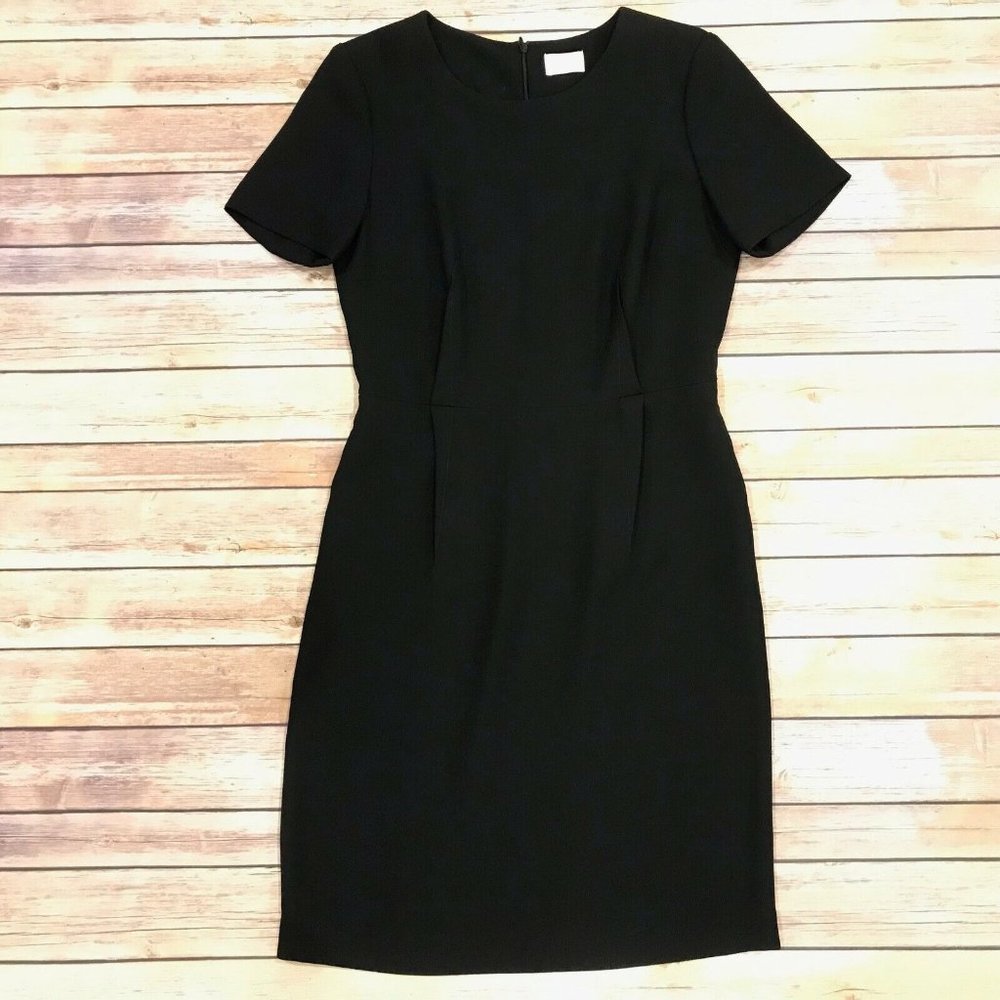 Argent Short Sleeve Sheath Career Dress